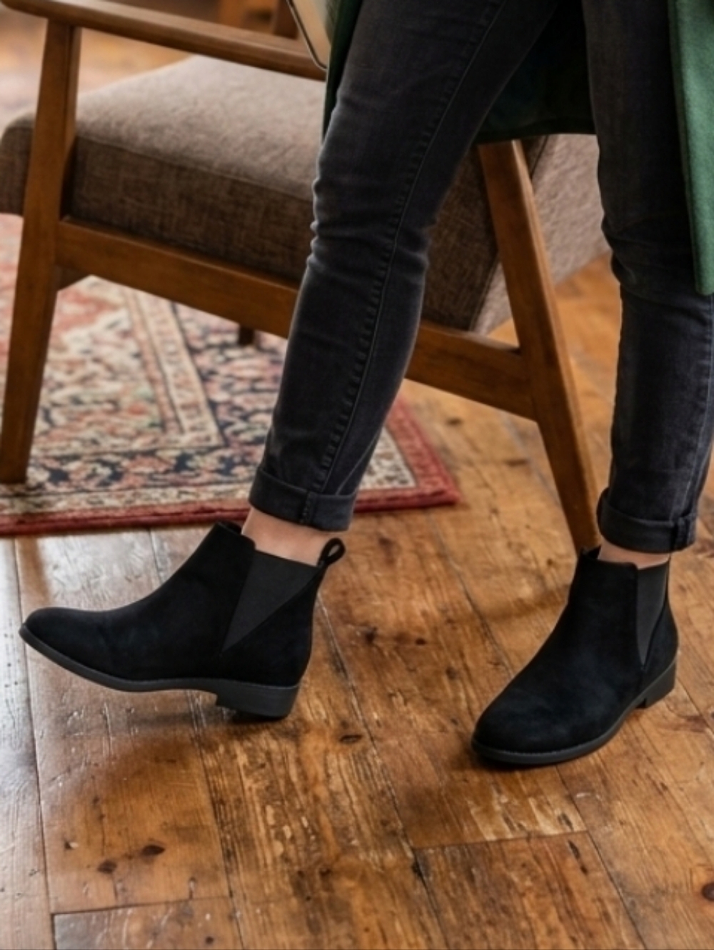 Sueded Ankle bootie